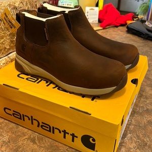 Carhartt Dark Brown Men's Slip-On Boots
